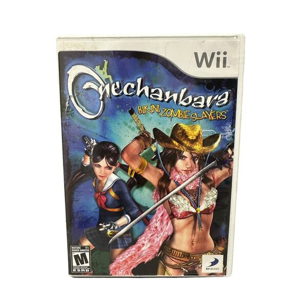 Onechanbara Bikini Zombie Slayers Nintendo Wii Video Game CIB TESTED W/ Manual